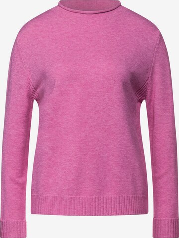 STREET ONE Sweter w kolorze różowy: przód