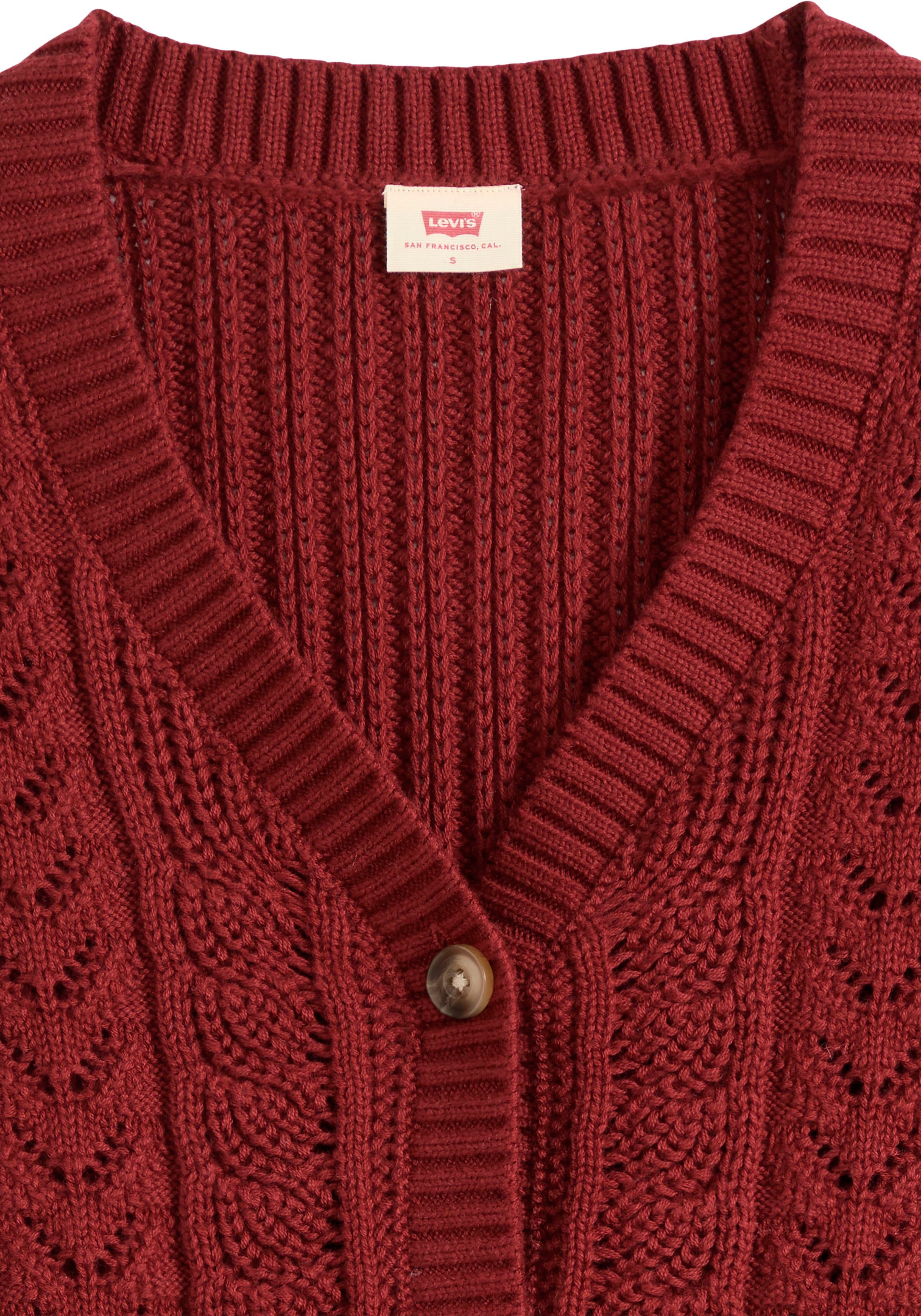 LEVI'S ® Strickjacke in Rot
