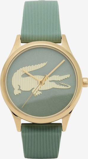 LACOSTE Analogni sat 'Crocodelle' veličine One Size u zlatna / zelena, Pregled proizvoda