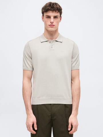 BOSS Pulover 'Asac_P' | siva barva: sprednja stran