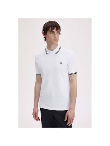 T-Shirt Fred Perry en blanc : devant