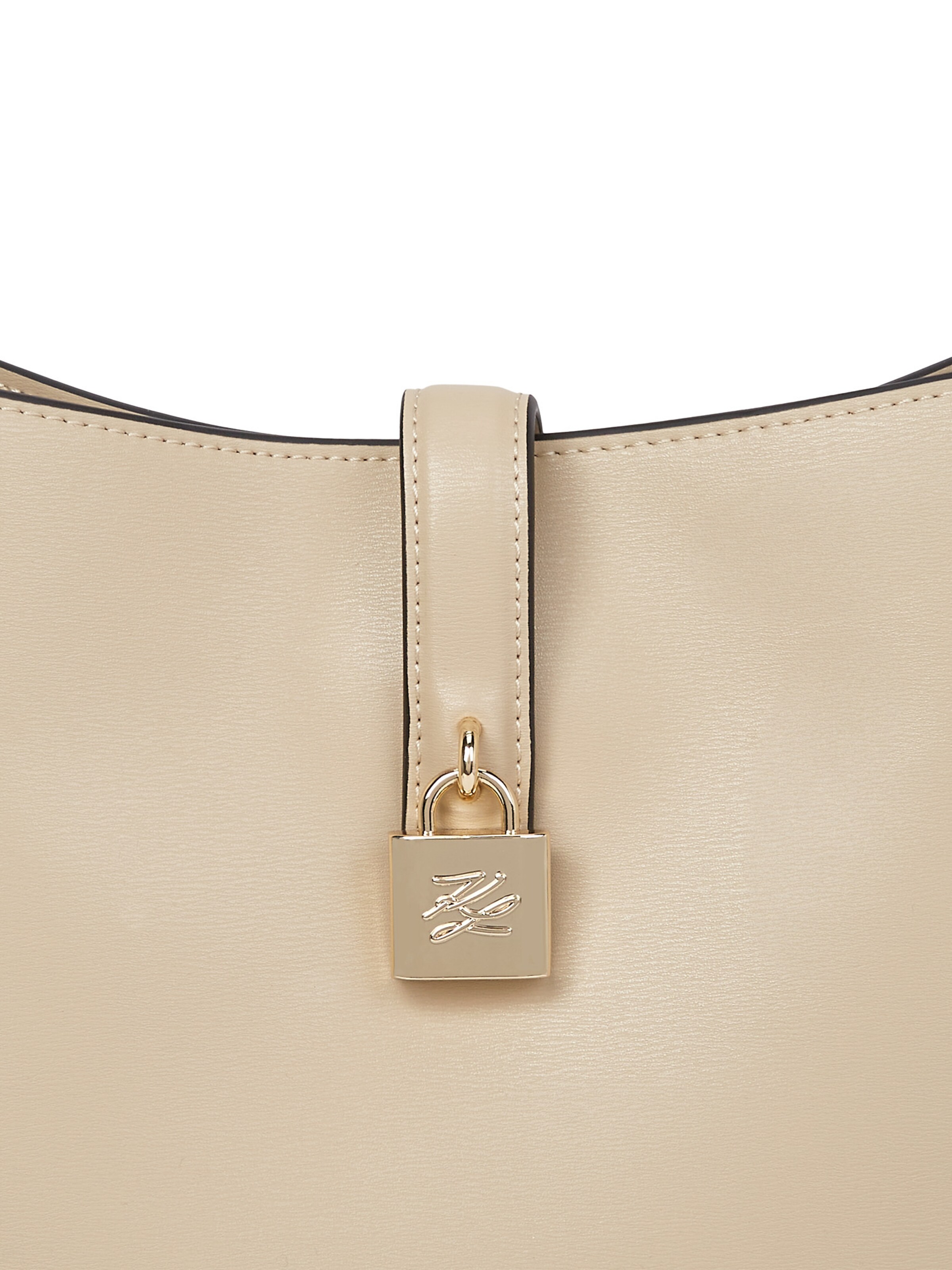 Karl Lagerfeld - Bolso de hombro en beige