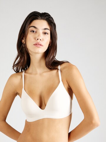 SLOGGI T-shirt Bra 'Soft ADAPT' in Beige: front