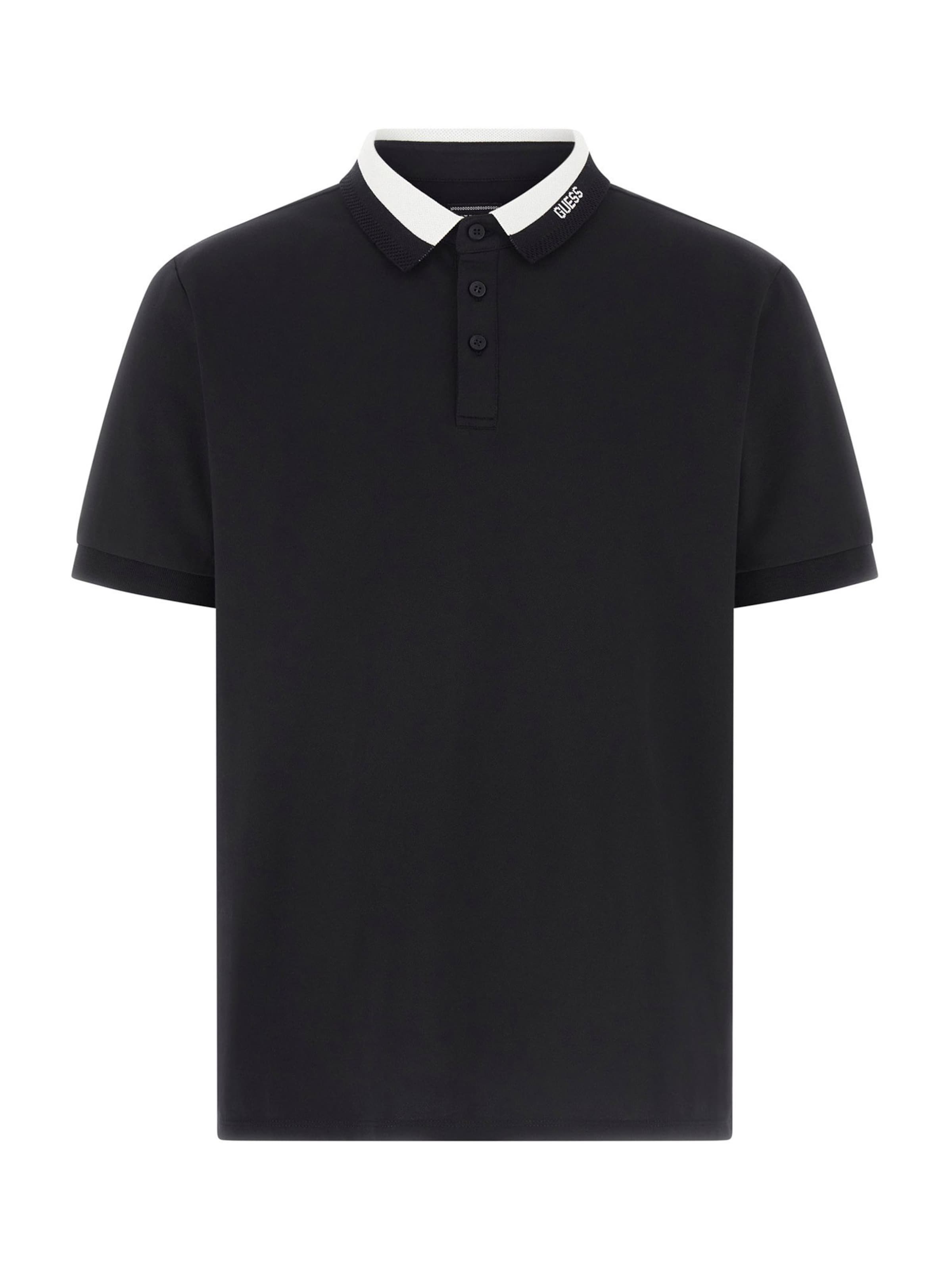 GUESS Футболка 'PAUL' в Черный: спереди