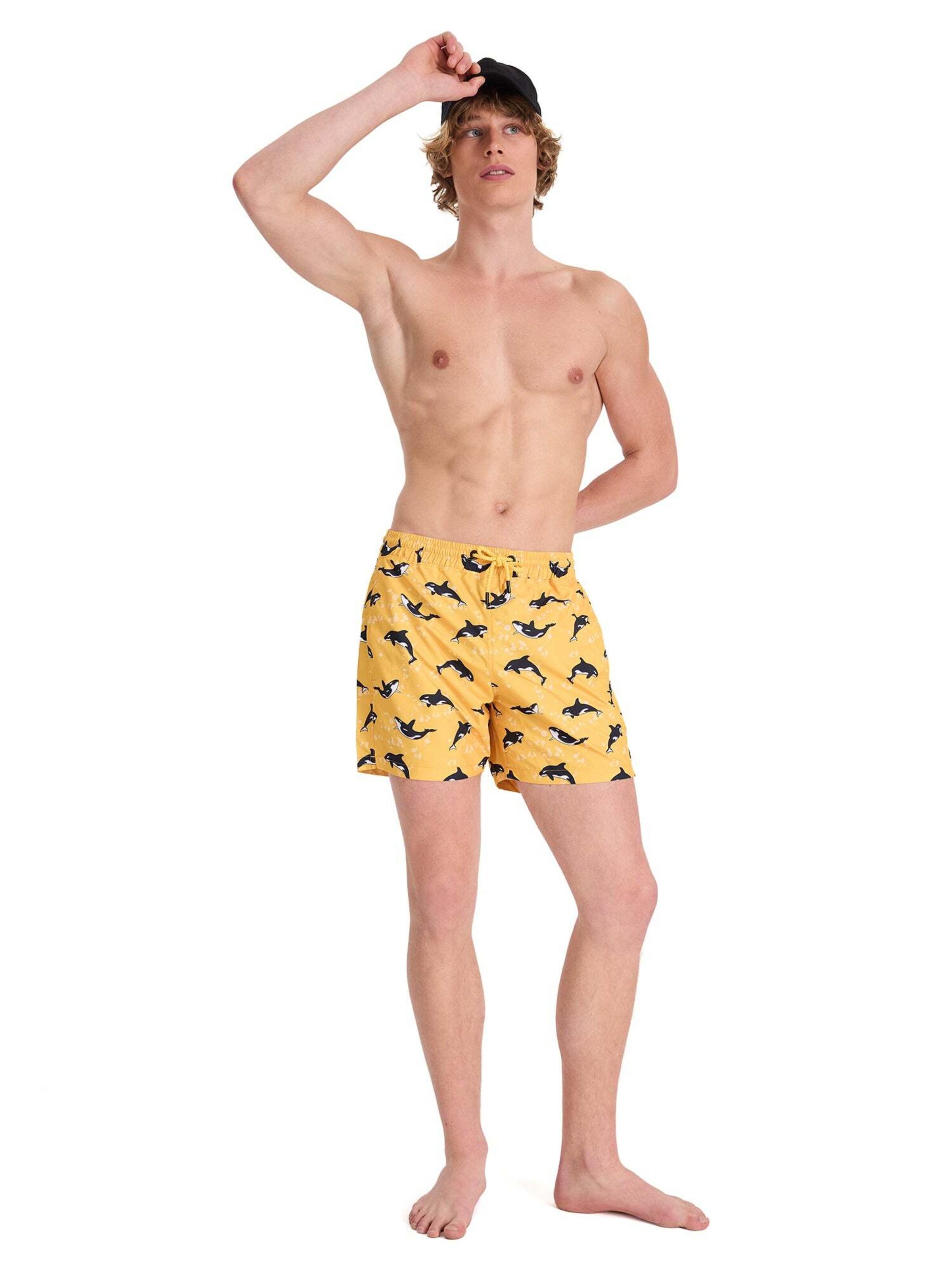 Shorts de bain 'PATTERN' WESTMARK LONDON en jaune