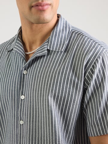 JJ Rebel Comfort Fit Hemd 'JREBHAVEN' in Blau