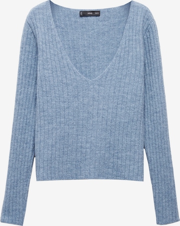 MANGO Sweater 'Bateman' in Blue: front