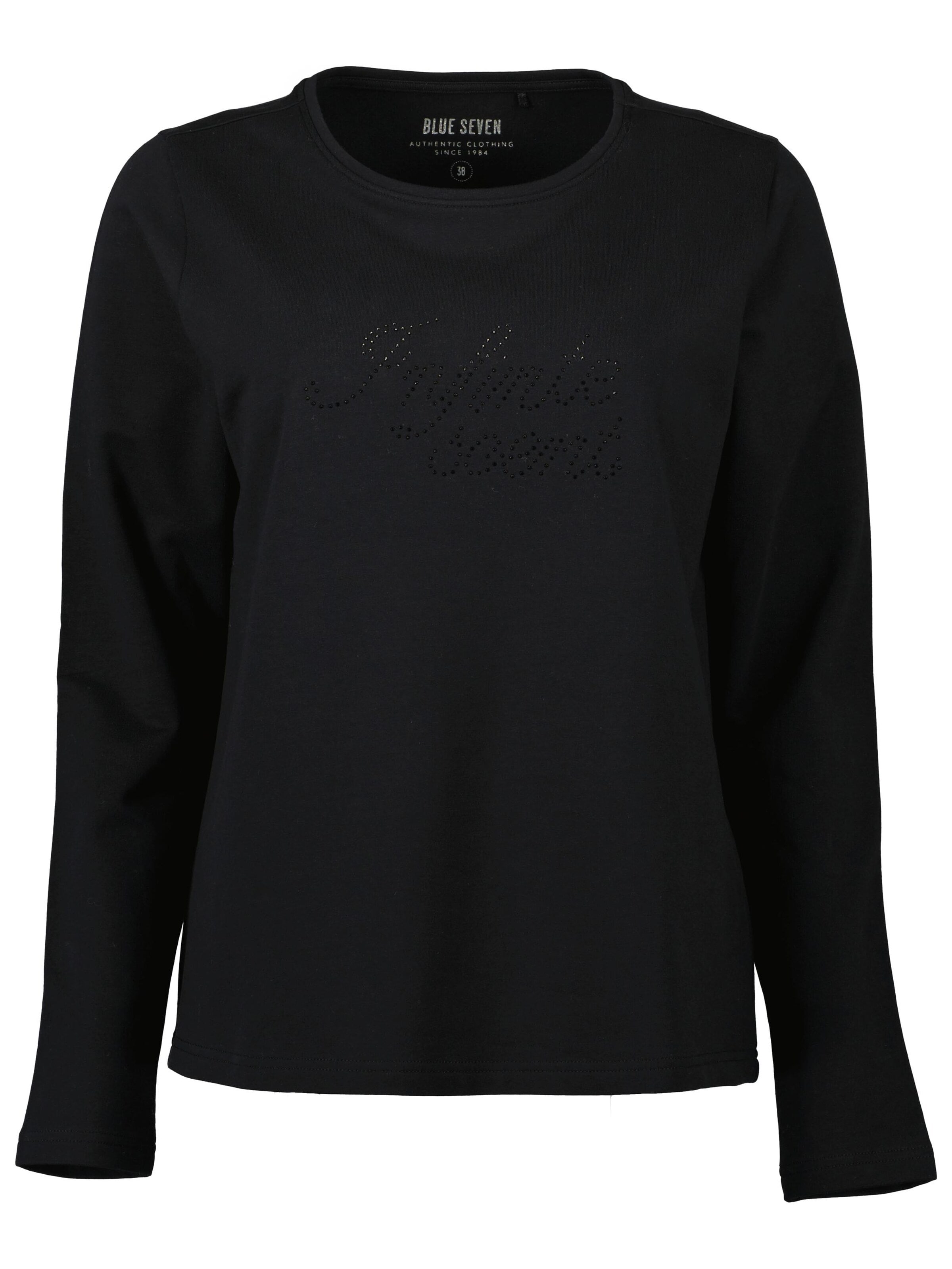 BLUE SEVEN Shirt‌‌‌ in Schwarz: Vorderseite