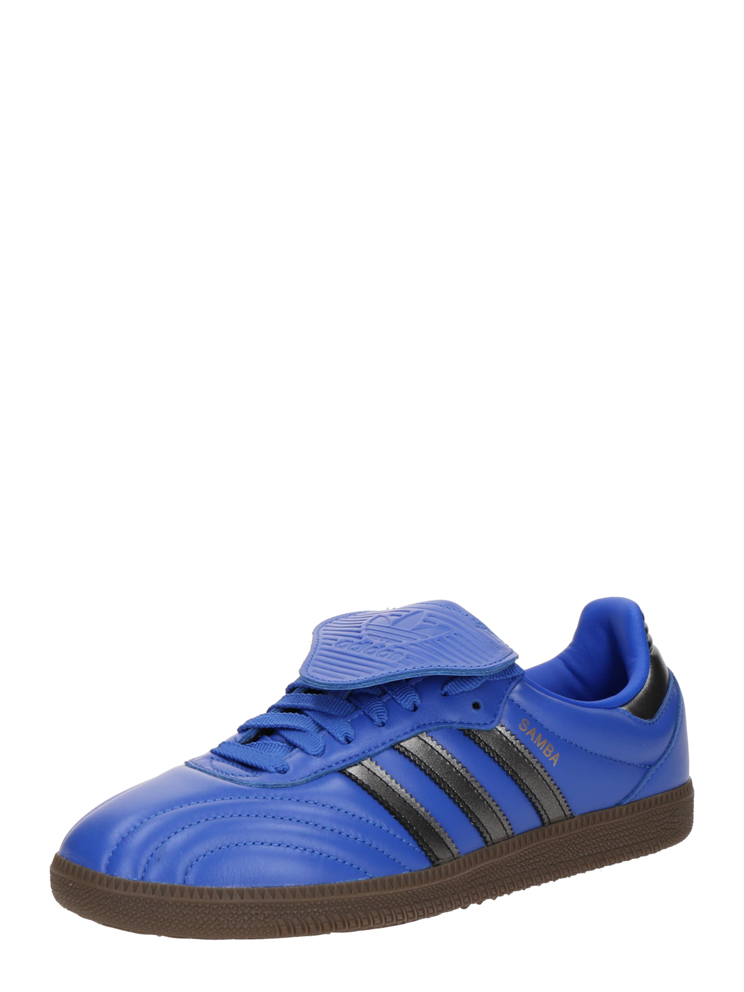ADIDAS ORIGINALS Platform trainers 'SAMBA' in Blue: front