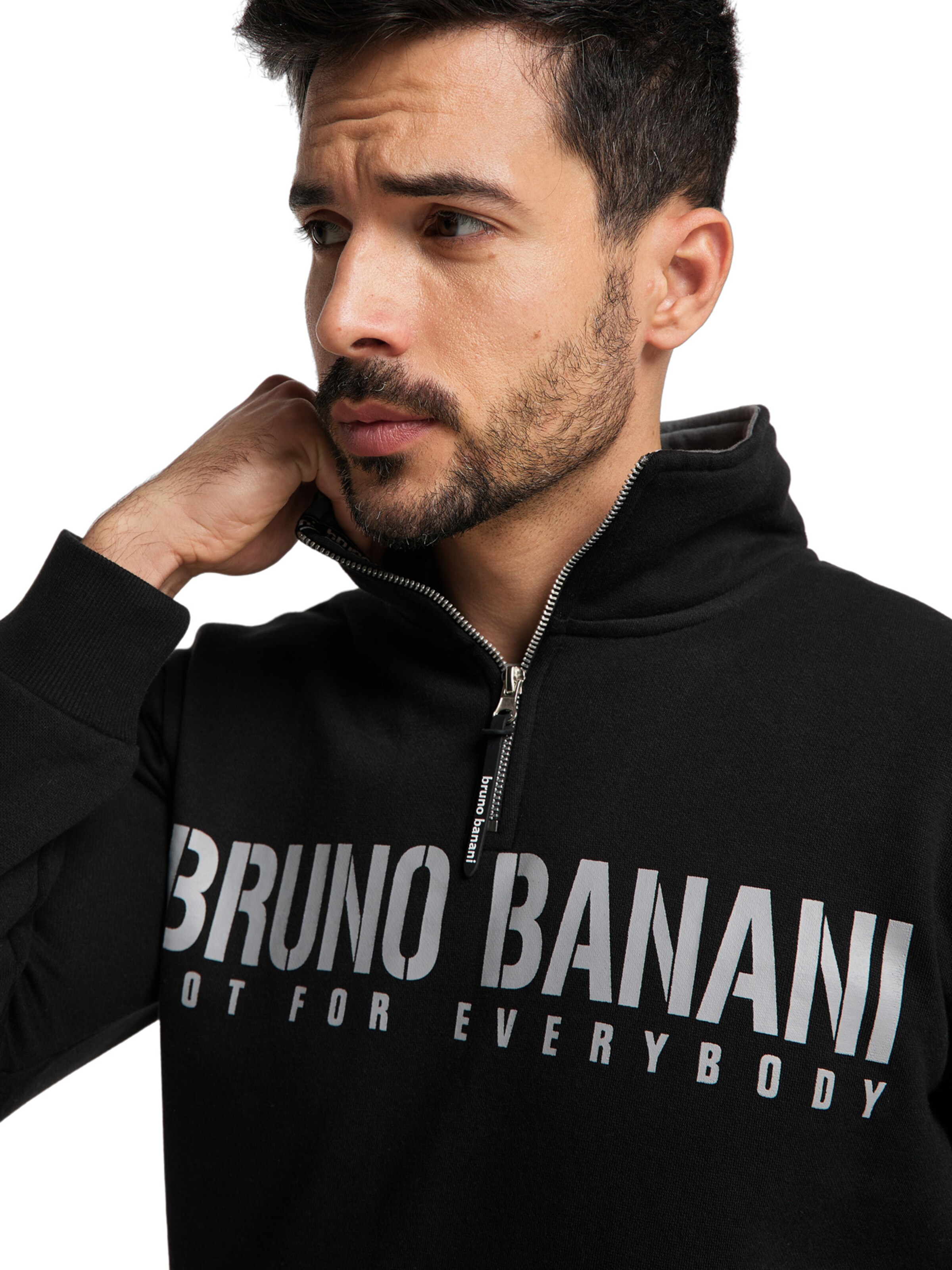 Bruno Banani Sweatshirt 'Andrews' in Black