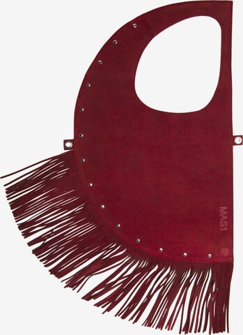 Borsa a spalla 'D Boho Bag' di MAS1 in rosso: frontale