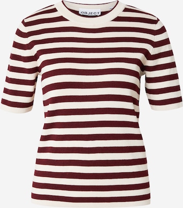 Pull-over 'OBJESTER' OBJECT en beige : devant