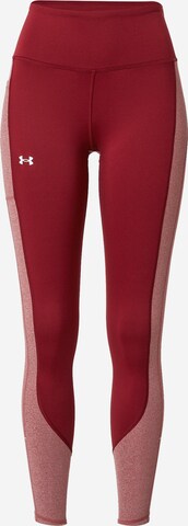 Pantaloni sportivi di UNDER ARMOUR in rosso: frontale