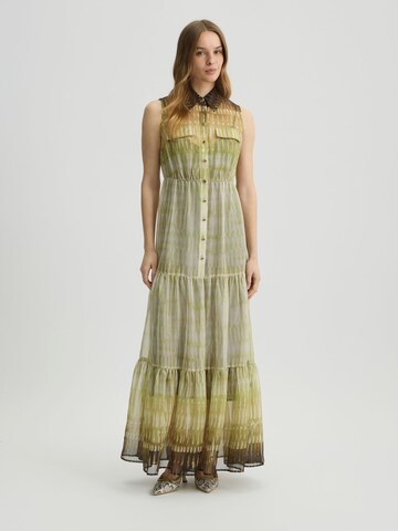 Abito camicia di Liu Jo in verde: frontale