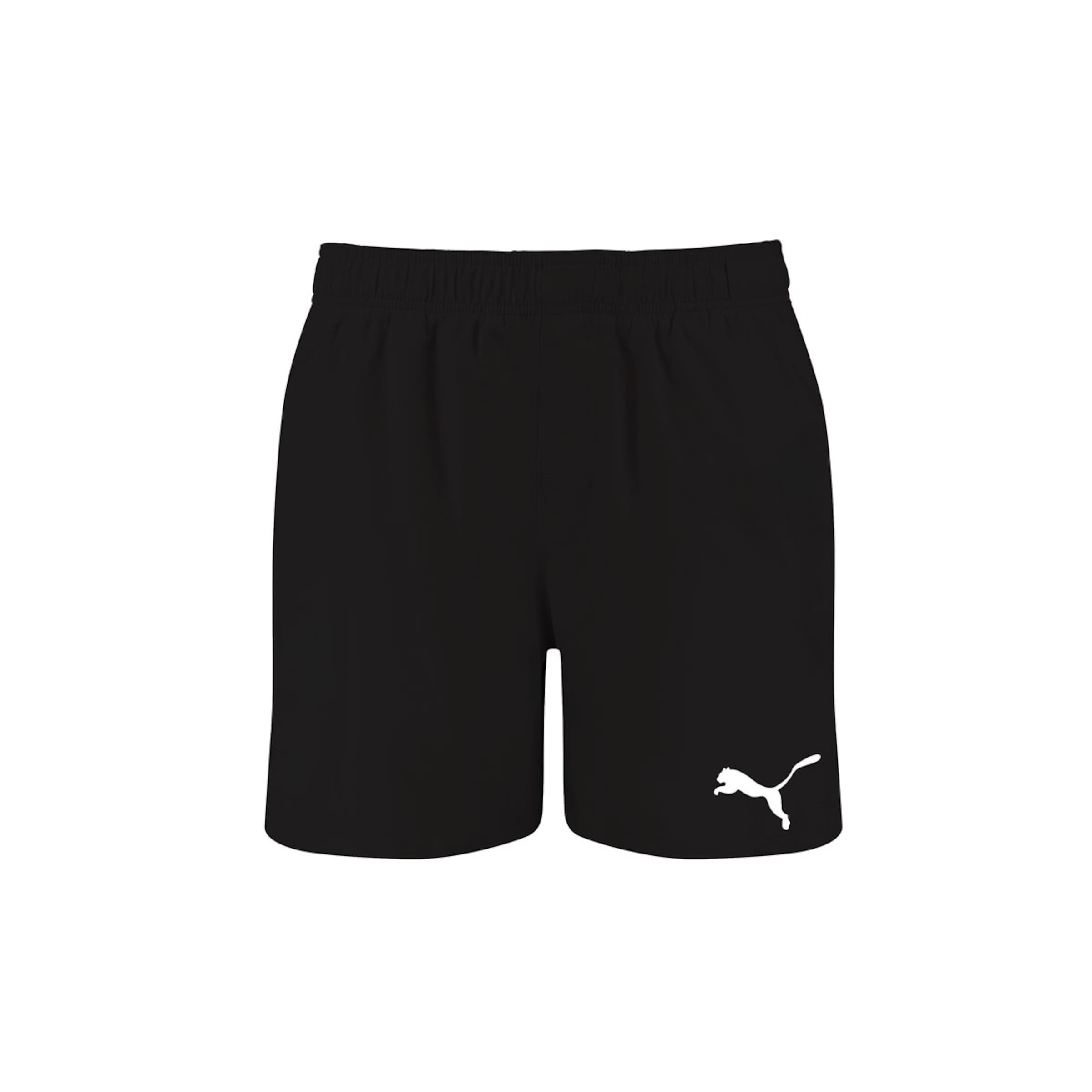 Pantaloncini da bagno di PUMA in nero: frontale