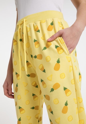 Tapered Pantaloni di MYMO in giallo