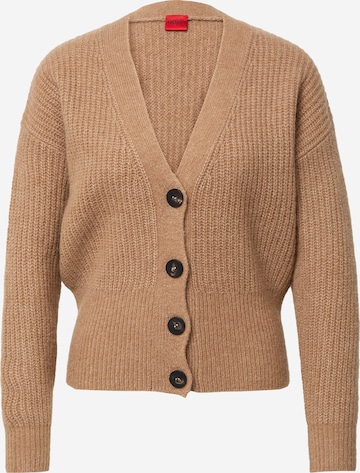 Cardigan 'Sorelletya' HUGO Red en beige : devant