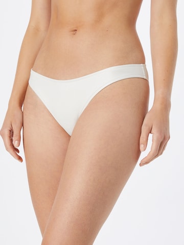 Calvin Klein Swimwear Bikini Bottoms in White: front