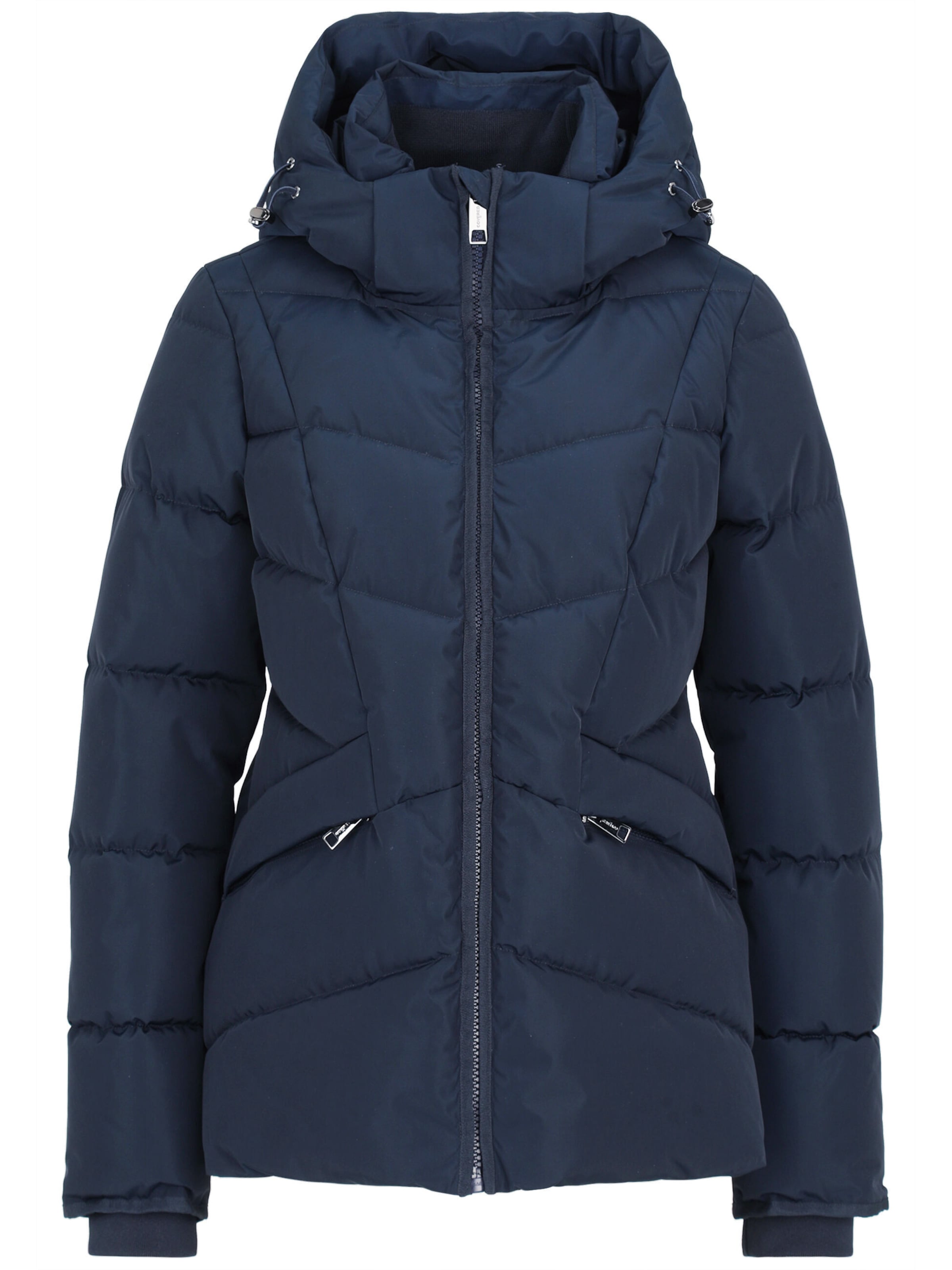 Covered Winterjas 'ANNA 2' in Blauw: voorkant