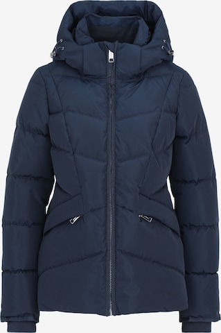 Covered Winterjas 'ANNA 2' in Blauw: voorkant