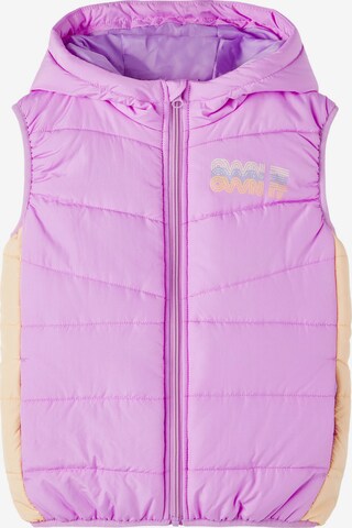 Gilet 'MYLANE' NAME IT en violet : devant