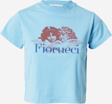 T-shirt Fiorucci en bleu : devant