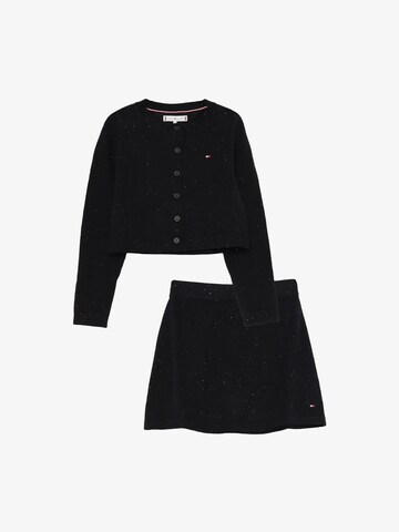TOMMY HILFIGER Set 'Tweed' in Black: front