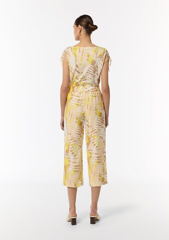 COMMA - Loosefit Pantalón en amarillo: atrás
