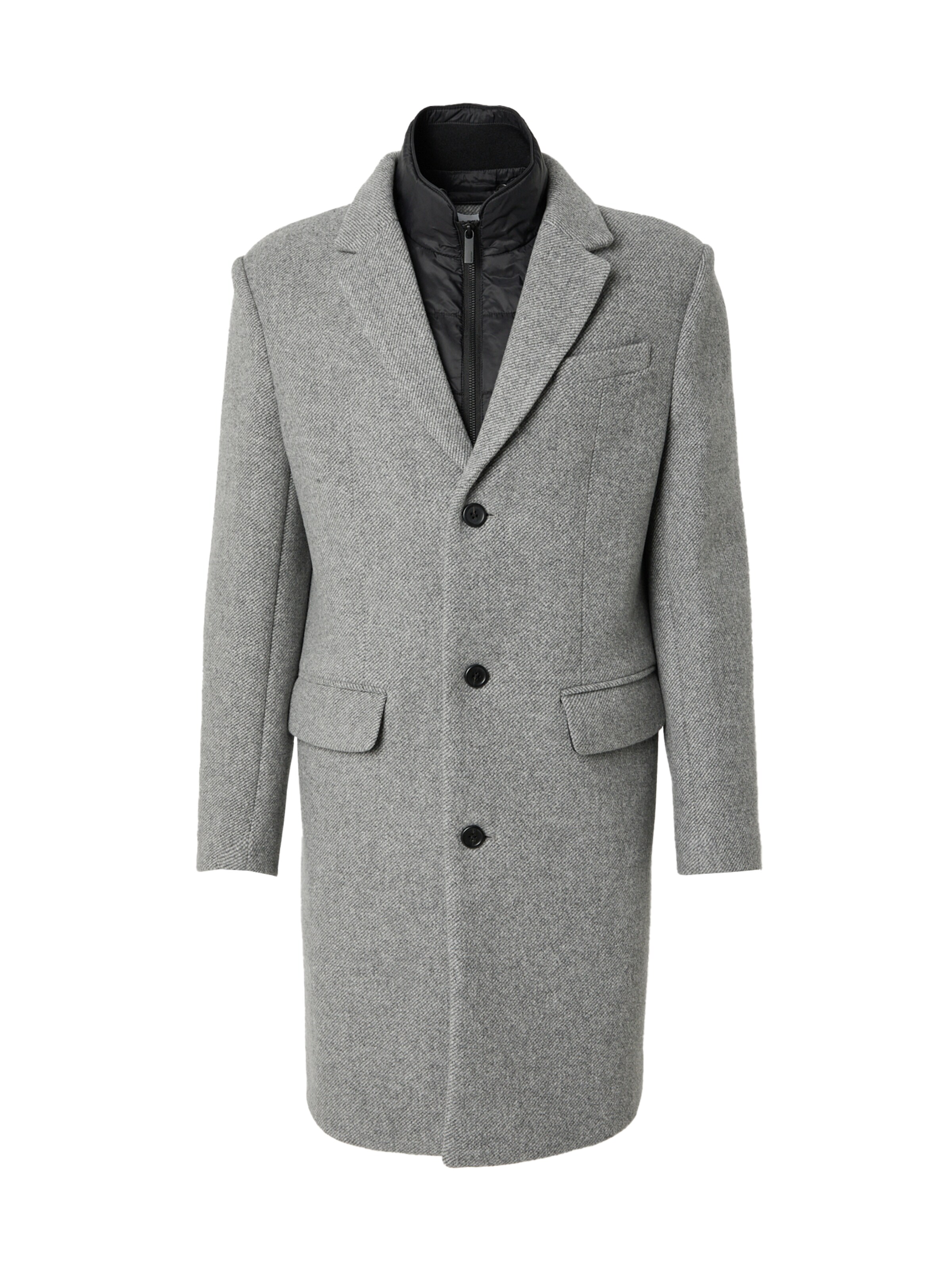 SELECTED Přechodný kabát 'SLHNew Joseph' – šedá: přední strana