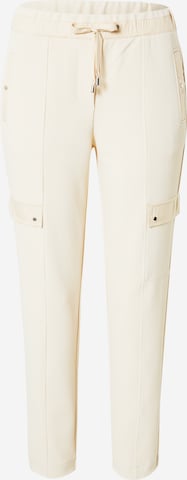 COMMA Regular Broek in Beige: voorkant