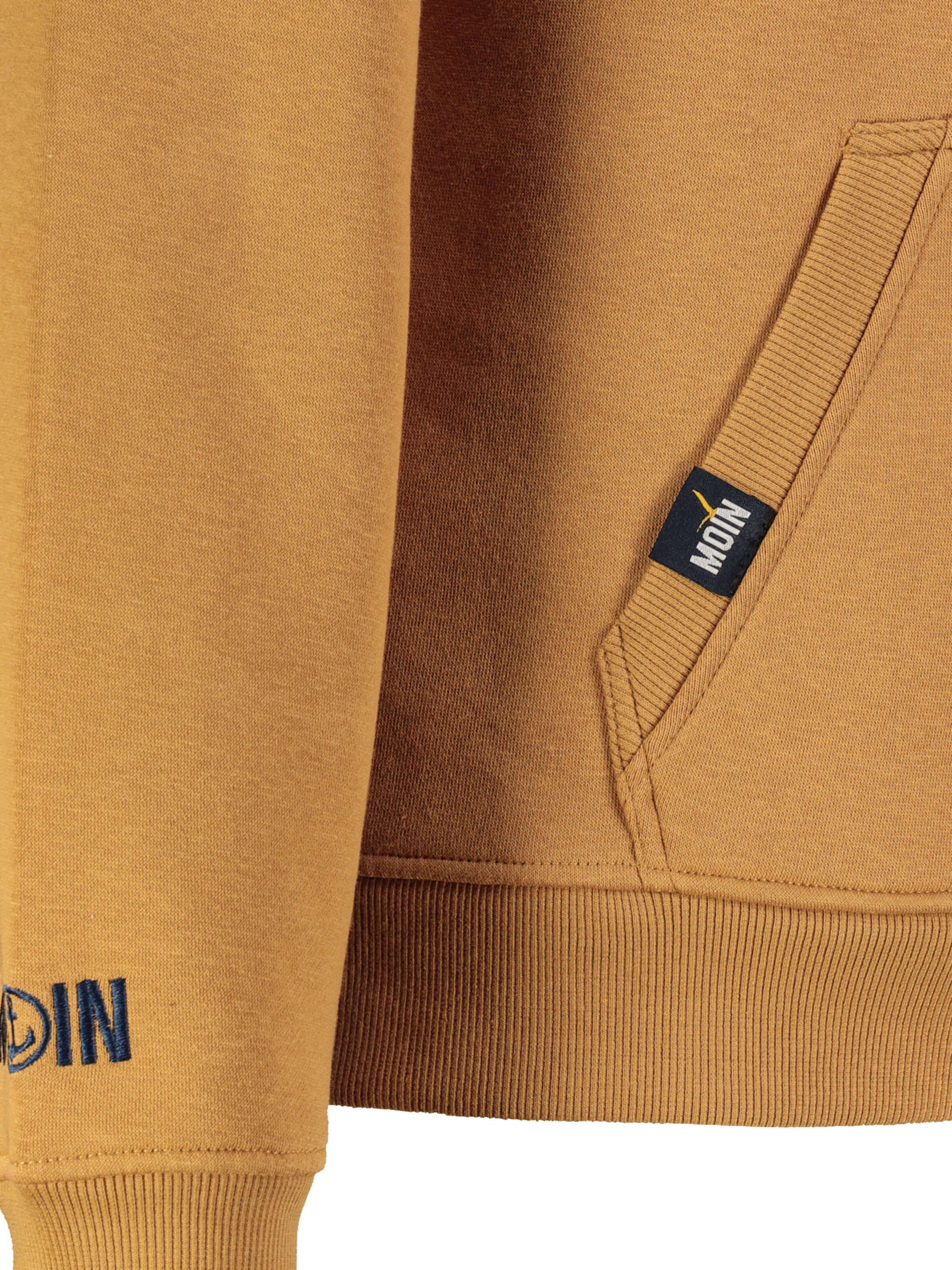 Eight2Nine Sweatshirt 'Moin' in Brown