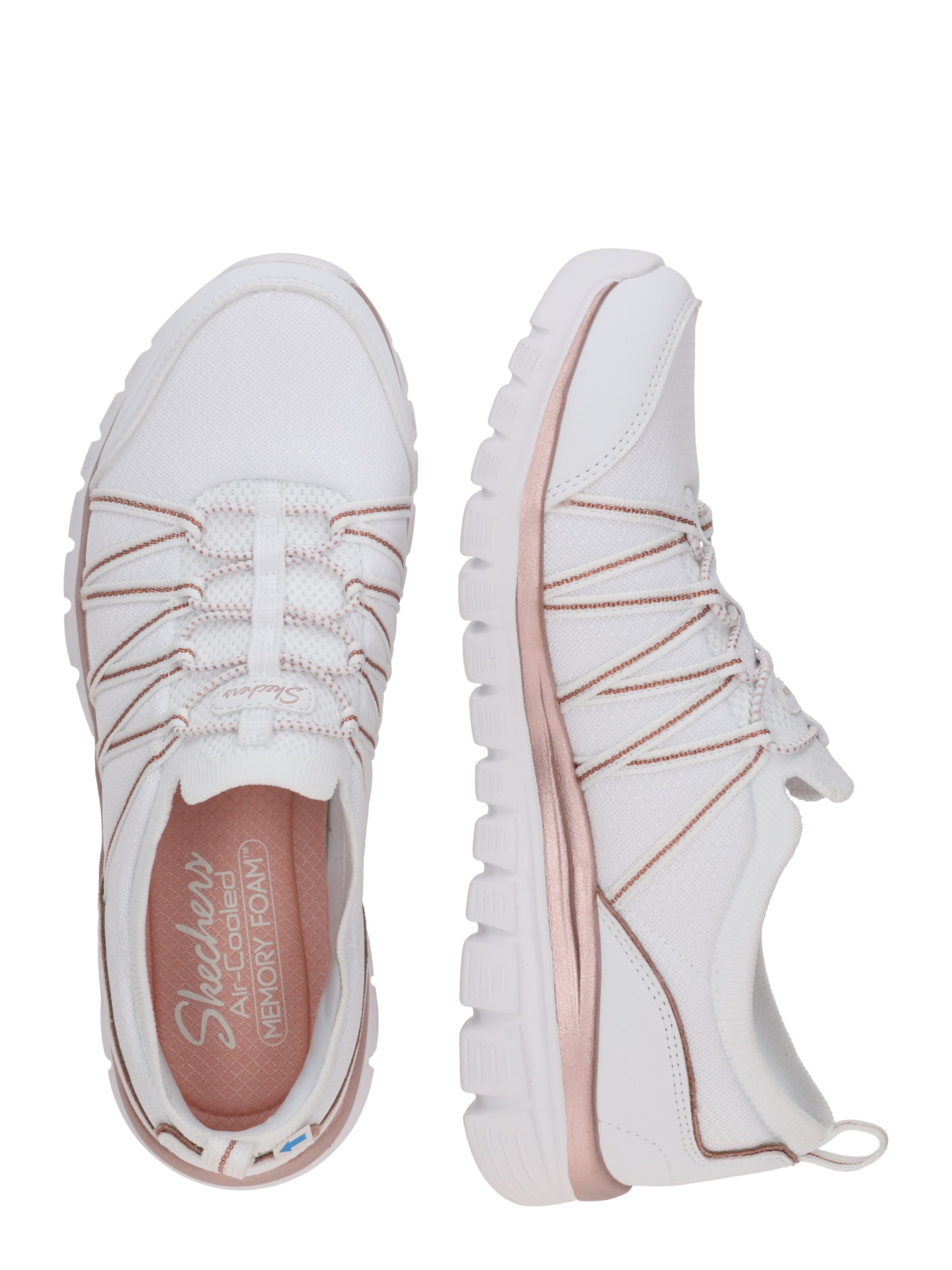 Scarpa slip-on 'Graceful - Purecrush' di SKECHERS in bianco