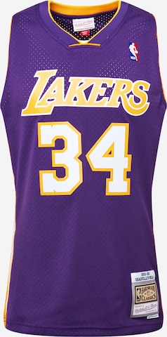 Mitchell & Ness Tričko 'LA LAKERS - NBA SWINGMAN' – fialová: přední strana