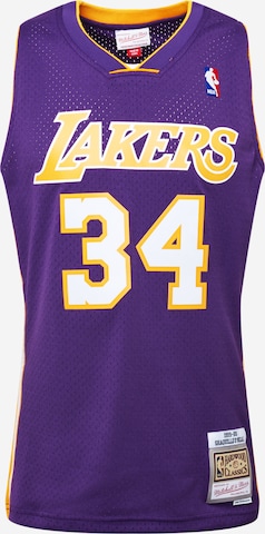 Tricou 'LA LAKERS - NBA SWINGMAN' de la Mitchell & Ness pe mov: față