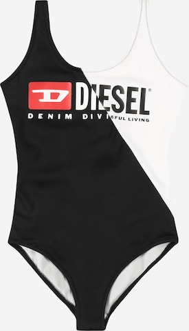 DIESEL Swimsuit in Black: front