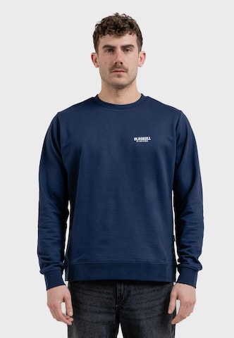 Oldskull Sweatshirt in Blauw: voorkant