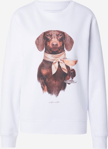 balta EINSTEIN & NEWTON Megztinis be užsegimo 'Madison': priekis