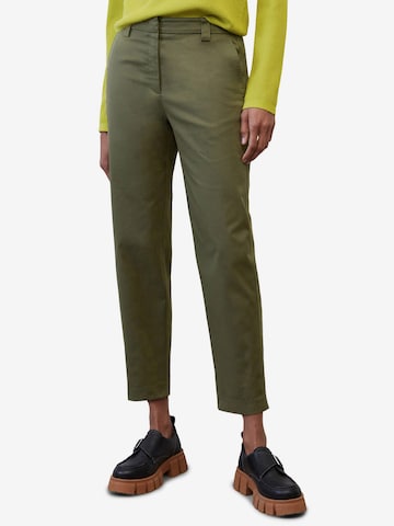 Marc O'Polo Regular Chino trousers 'Kalni' in Green: front