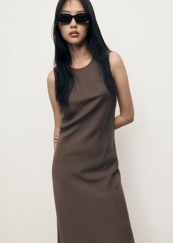 MANGO Kleid 'Cava' in Braun