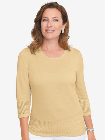 Pull-over Goldner en jaune : devant