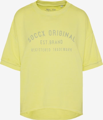 Soccx Sweatshirt in Yellow: front