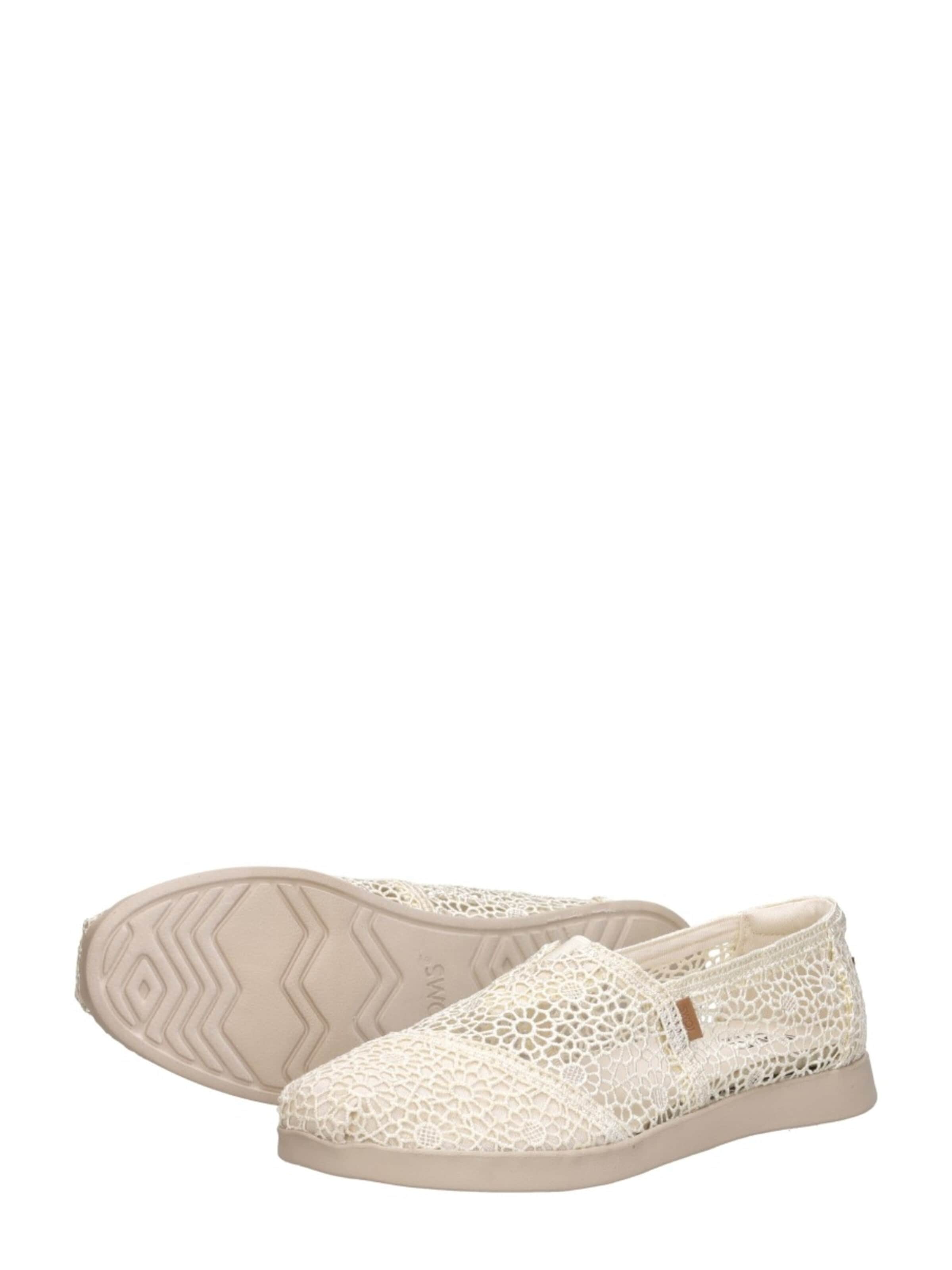 TOMS Classic Flats 'Alpargata Plus' in Beige