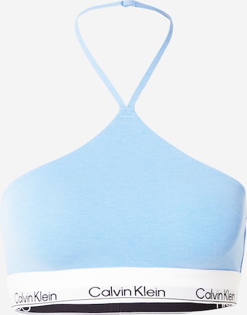 Calvin Klein Underwear Rintaliivi 'Unlined Bralette' värissä sininen: etupuoli