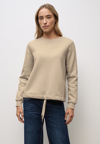 STREET ONE Sweatshirt in Beige: front