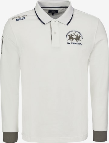Maglietta ' MBP300 ' di La Martina in bianco: frontale