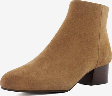 Bottines Dune LONDON en gris : devant