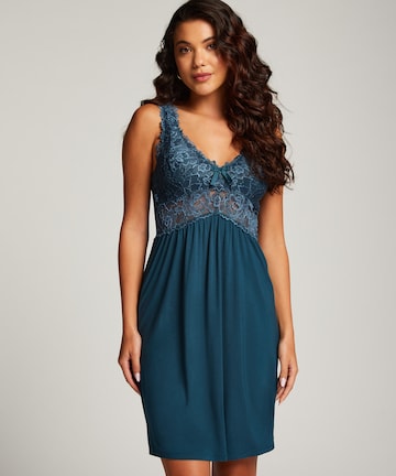 Hunkemöller Negligee 'Nora' in Blue: front