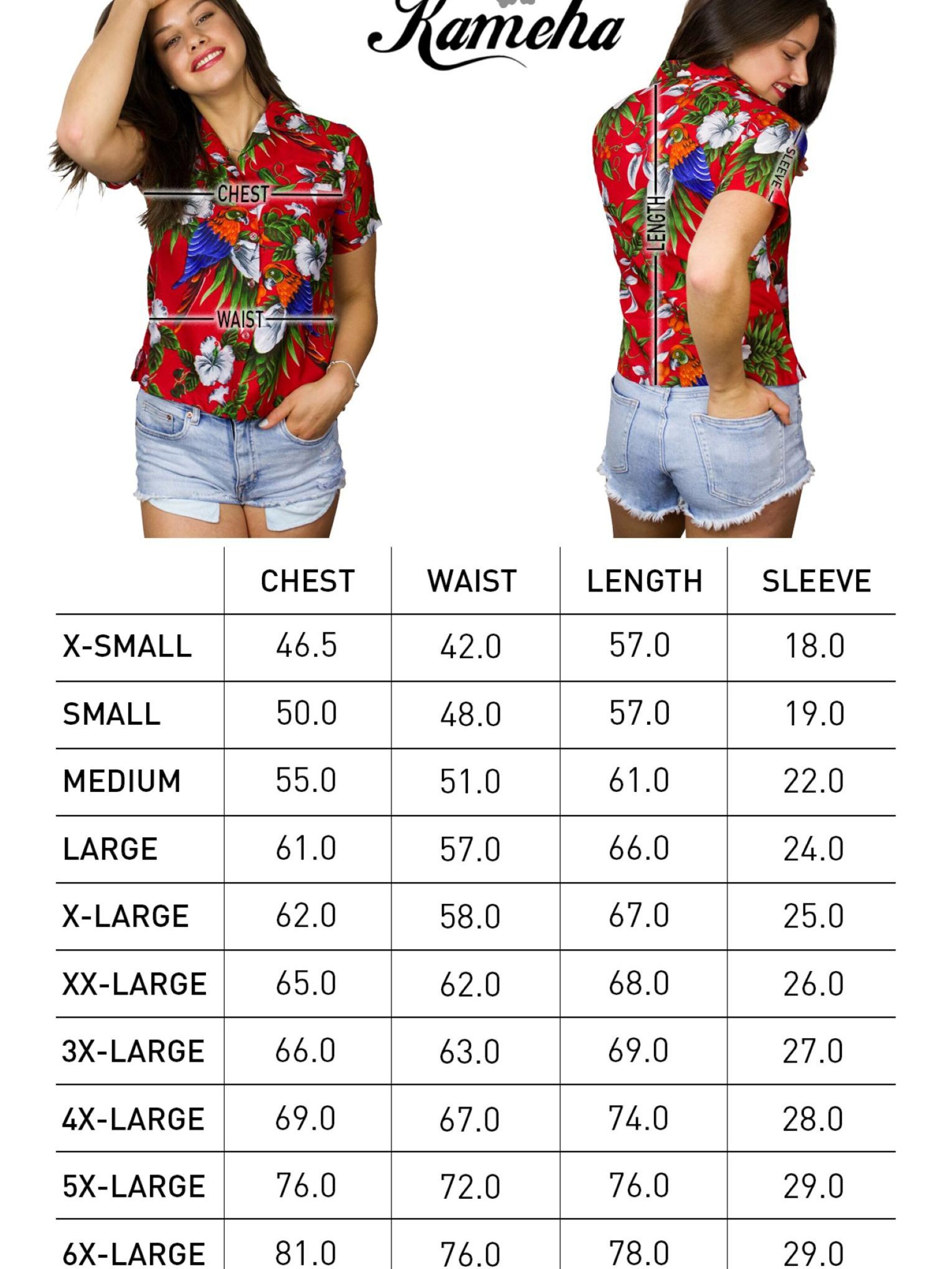 King Kameha Bluse 'Cherryparrot'‌‌‌ in Rot