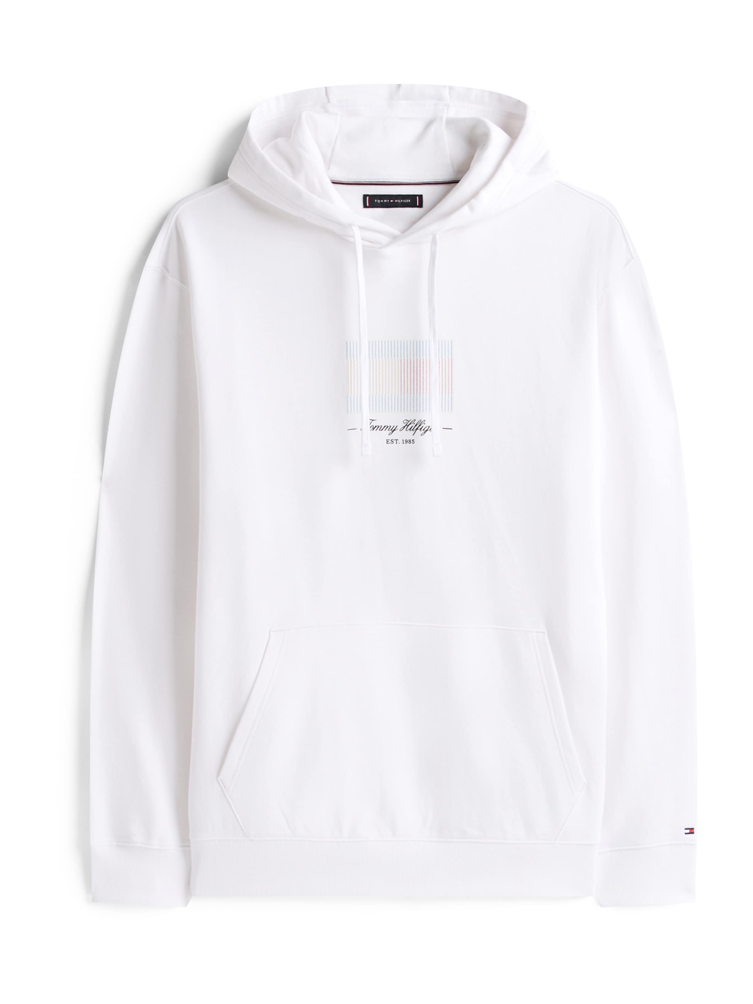 Tommy Hilfiger Big & Tall Sweatshirt 'ITHACA' in White: front