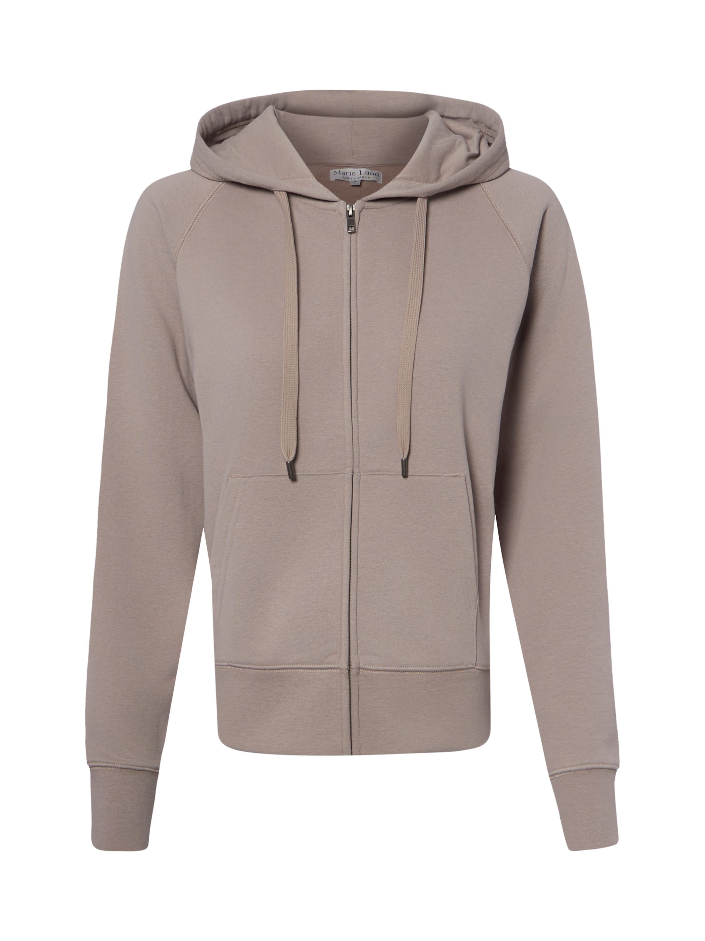 Marie Lund Sweatvest in Grijs: voorkant